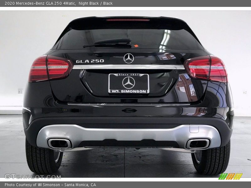 Night Black / Black 2020 Mercedes-Benz GLA 250 4Matic