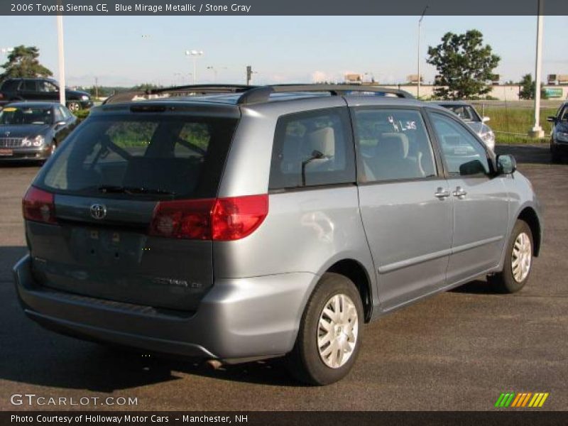 Blue Mirage Metallic / Stone Gray 2006 Toyota Sienna CE