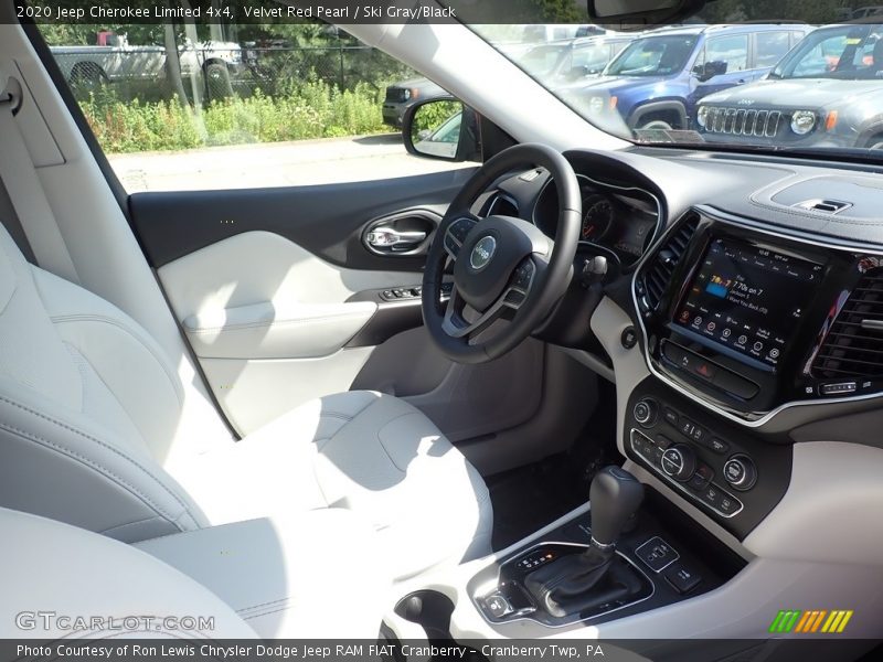 Velvet Red Pearl / Ski Gray/Black 2020 Jeep Cherokee Limited 4x4