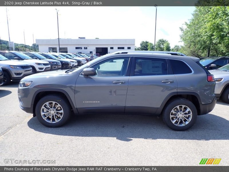 Sting-Gray / Black 2020 Jeep Cherokee Latitude Plus 4x4