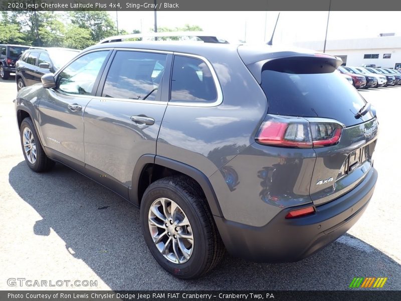 Sting-Gray / Black 2020 Jeep Cherokee Latitude Plus 4x4