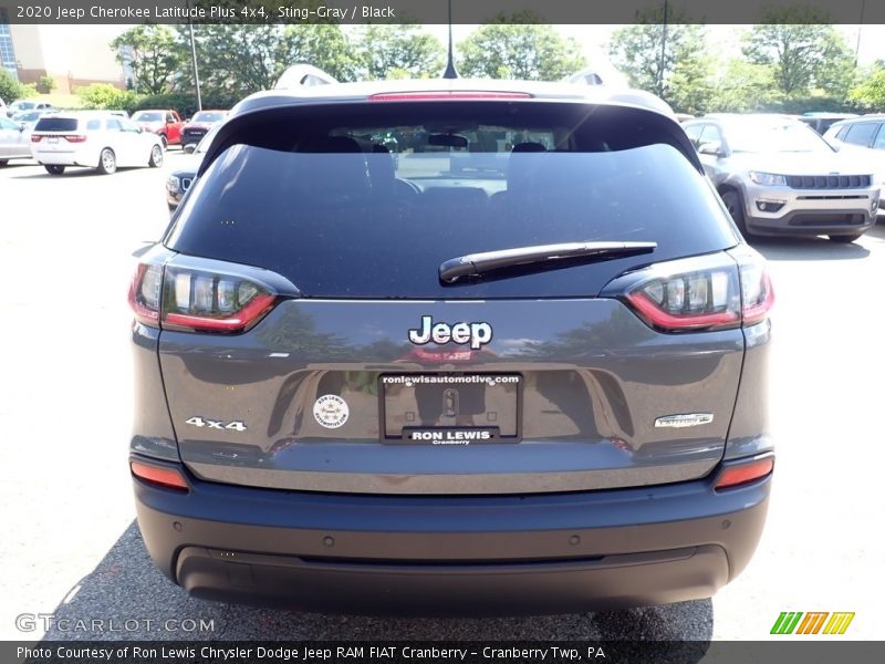 Sting-Gray / Black 2020 Jeep Cherokee Latitude Plus 4x4