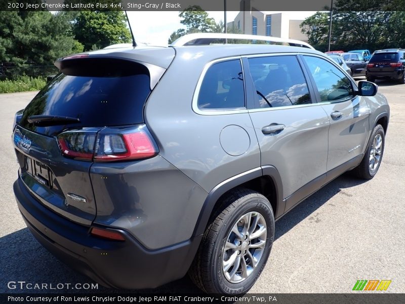 Sting-Gray / Black 2020 Jeep Cherokee Latitude Plus 4x4