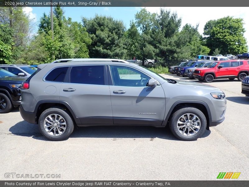 Sting-Gray / Black 2020 Jeep Cherokee Latitude Plus 4x4
