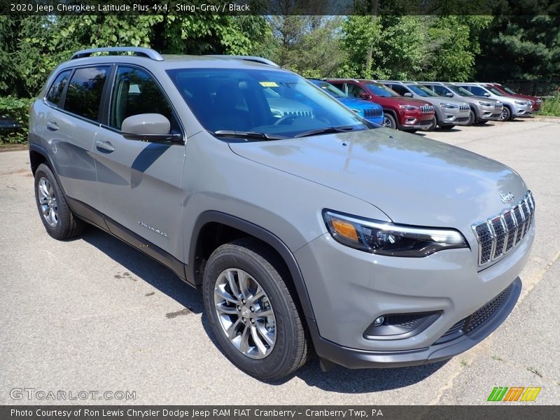 Sting-Gray / Black 2020 Jeep Cherokee Latitude Plus 4x4