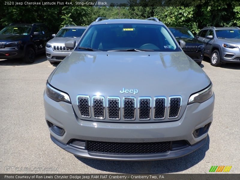 Sting-Gray / Black 2020 Jeep Cherokee Latitude Plus 4x4