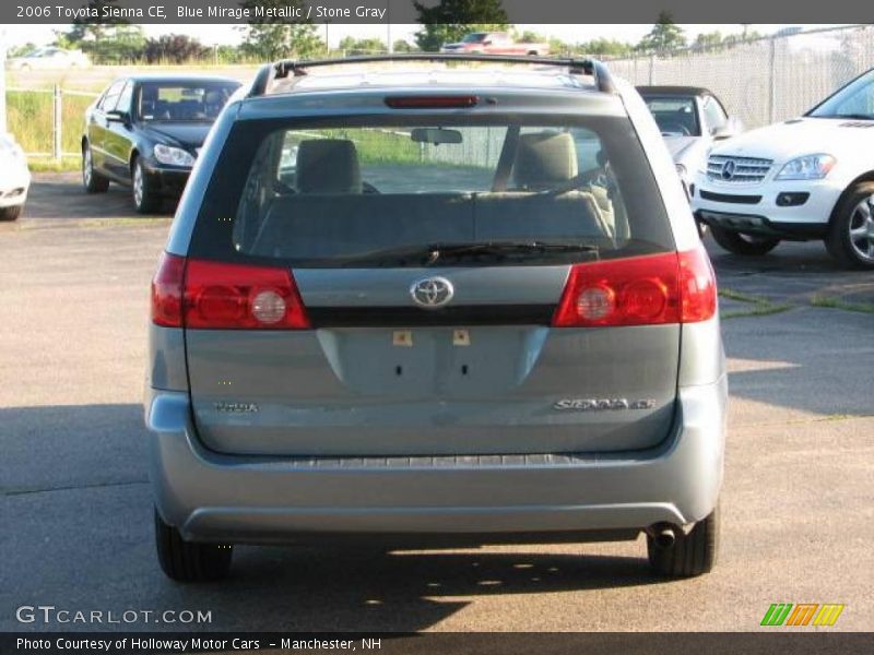 Blue Mirage Metallic / Stone Gray 2006 Toyota Sienna CE