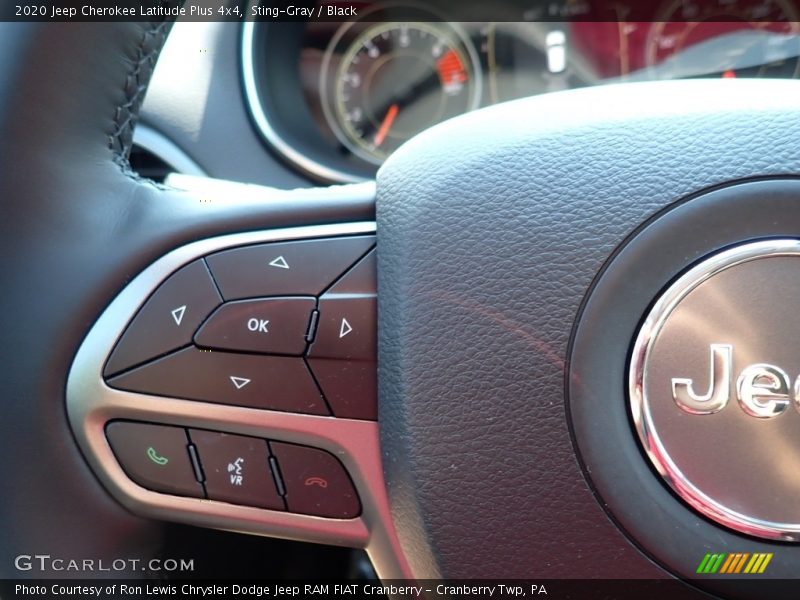 Sting-Gray / Black 2020 Jeep Cherokee Latitude Plus 4x4