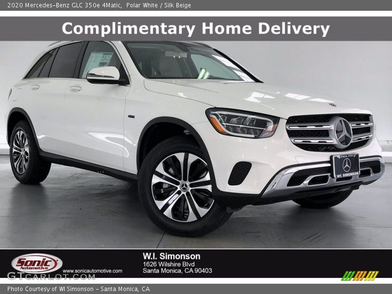 Polar White / Silk Beige 2020 Mercedes-Benz GLC 350e 4Matic