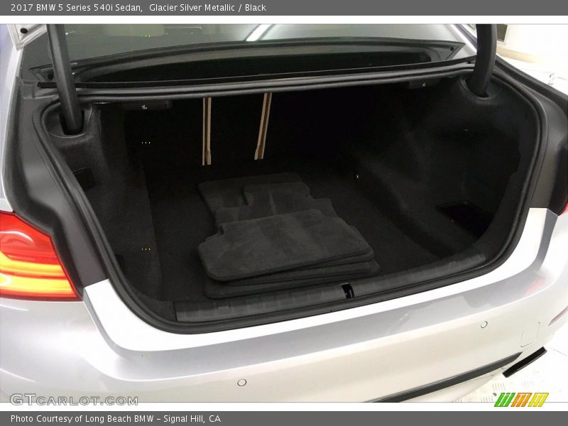 Glacier Silver Metallic / Black 2017 BMW 5 Series 540i Sedan