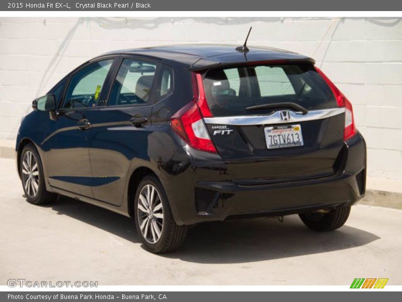 Crystal Black Pearl / Black 2015 Honda Fit EX-L