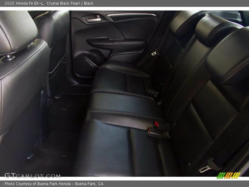 Crystal Black Pearl / Black 2015 Honda Fit EX-L