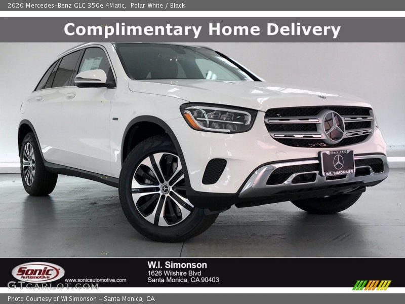 Polar White / Black 2020 Mercedes-Benz GLC 350e 4Matic