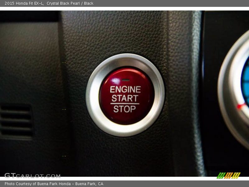 Crystal Black Pearl / Black 2015 Honda Fit EX-L