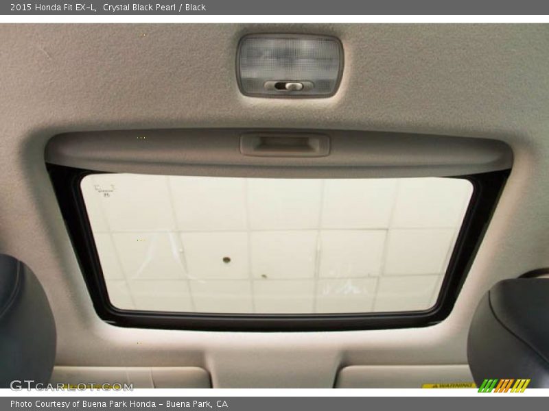 Crystal Black Pearl / Black 2015 Honda Fit EX-L