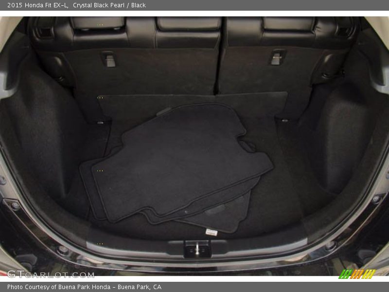 Crystal Black Pearl / Black 2015 Honda Fit EX-L