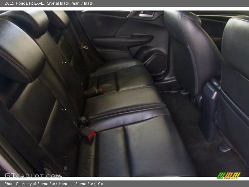 Crystal Black Pearl / Black 2015 Honda Fit EX-L