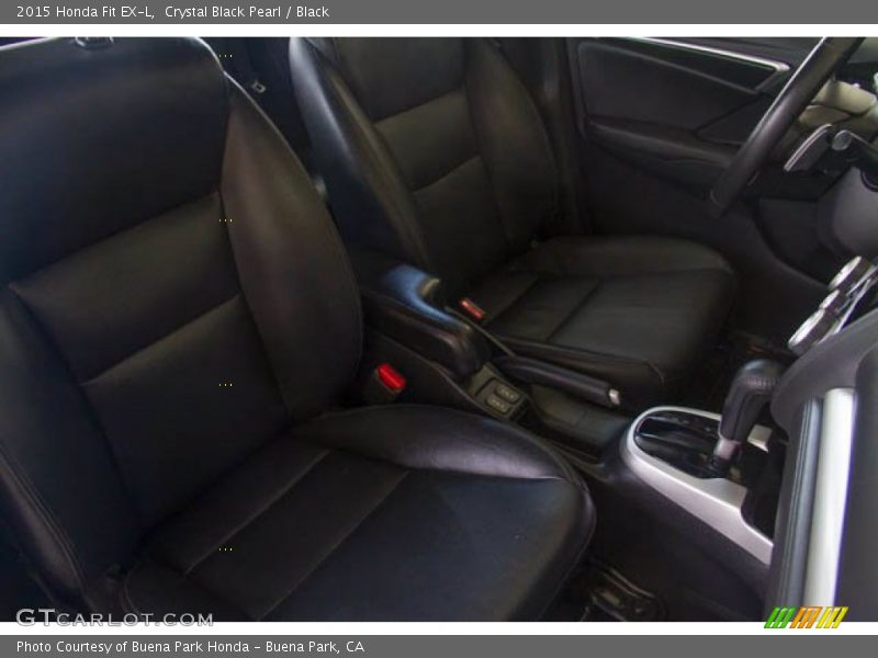 Crystal Black Pearl / Black 2015 Honda Fit EX-L