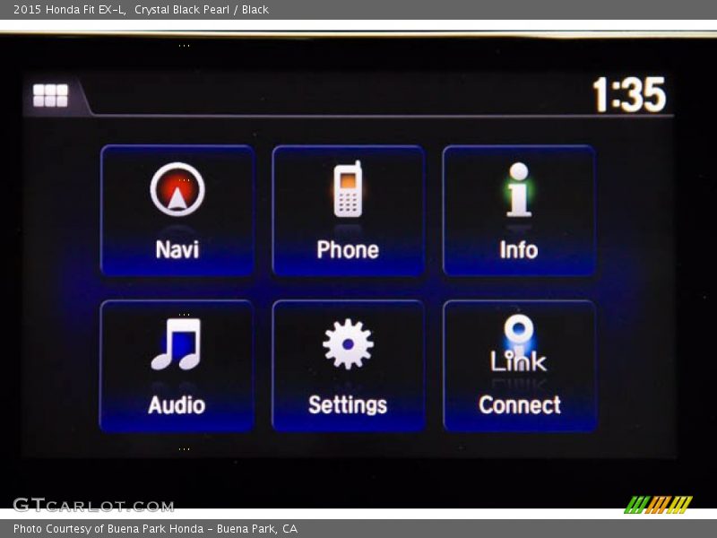 Crystal Black Pearl / Black 2015 Honda Fit EX-L