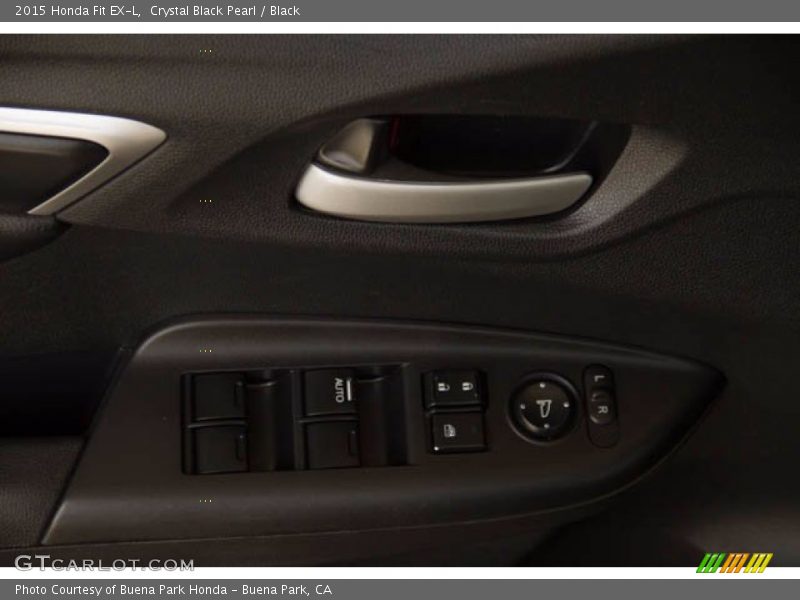 Crystal Black Pearl / Black 2015 Honda Fit EX-L