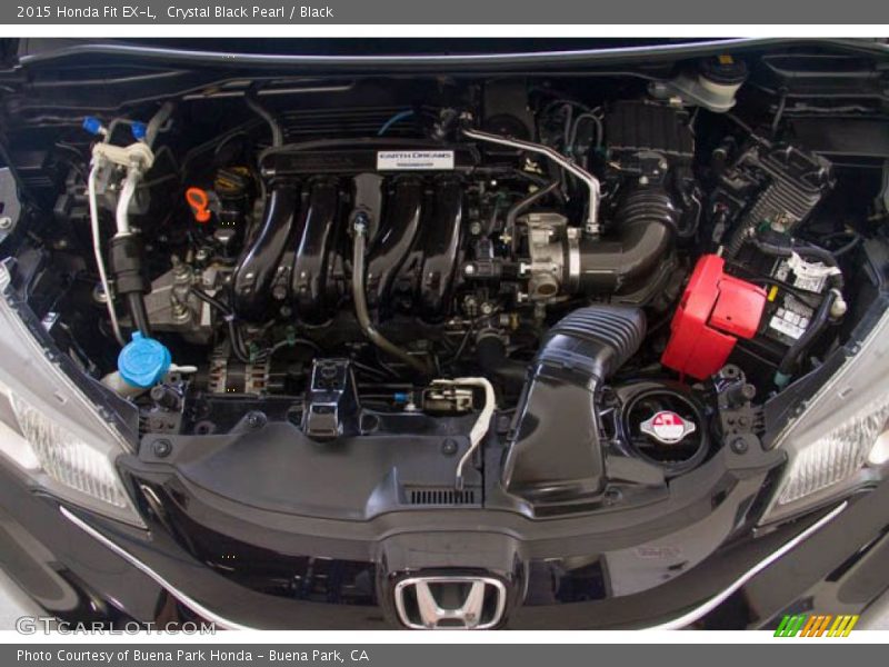 Crystal Black Pearl / Black 2015 Honda Fit EX-L