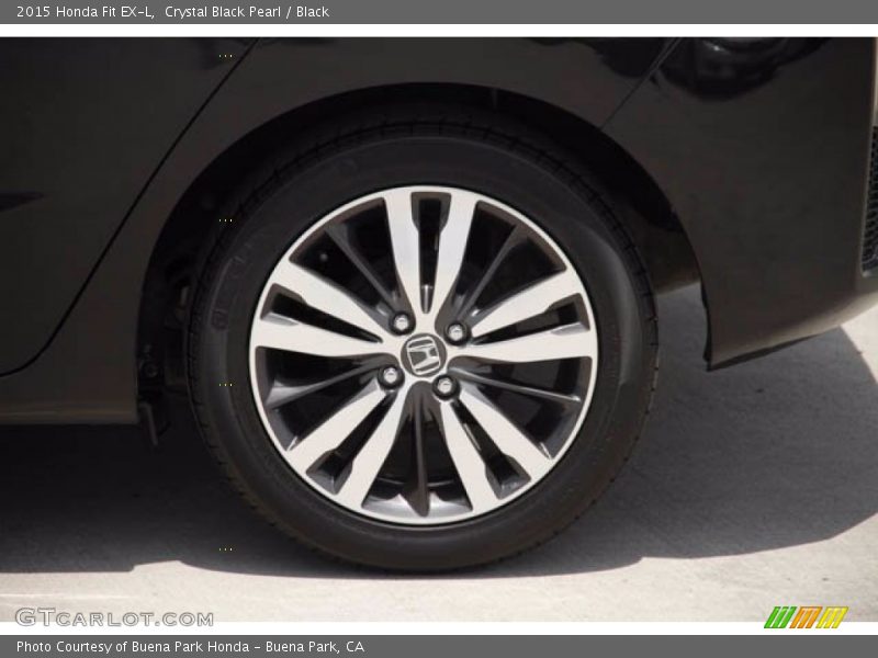 Crystal Black Pearl / Black 2015 Honda Fit EX-L