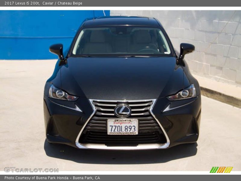 Caviar / Chateau Beige 2017 Lexus IS 200t