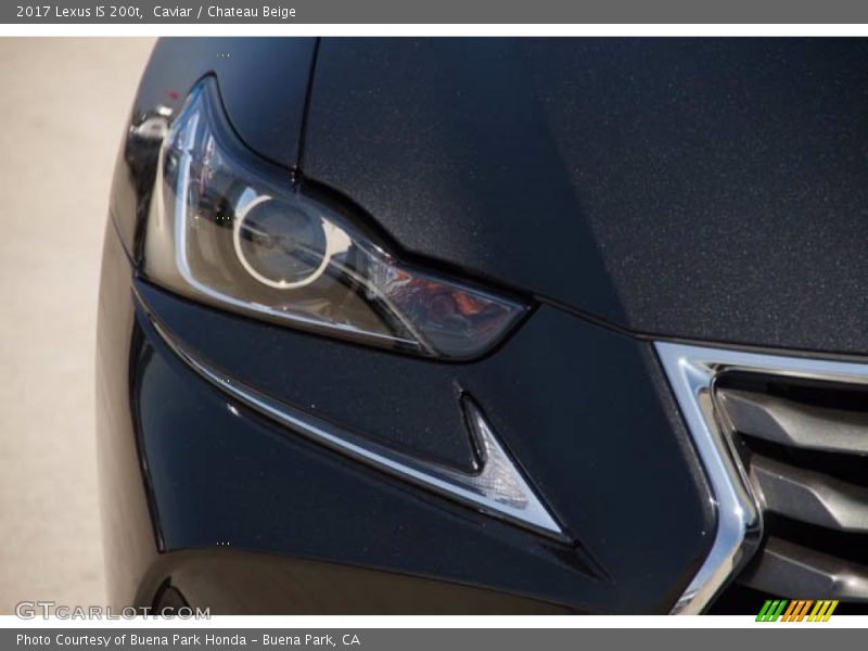 Caviar / Chateau Beige 2017 Lexus IS 200t