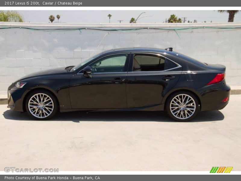 Caviar / Chateau Beige 2017 Lexus IS 200t