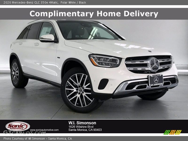 Polar White / Black 2020 Mercedes-Benz GLC 350e 4Matic