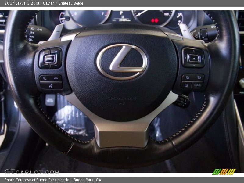 Caviar / Chateau Beige 2017 Lexus IS 200t