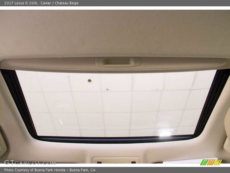 Caviar / Chateau Beige 2017 Lexus IS 200t