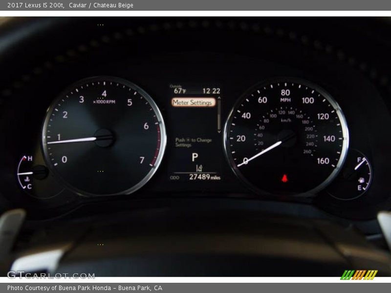 Caviar / Chateau Beige 2017 Lexus IS 200t