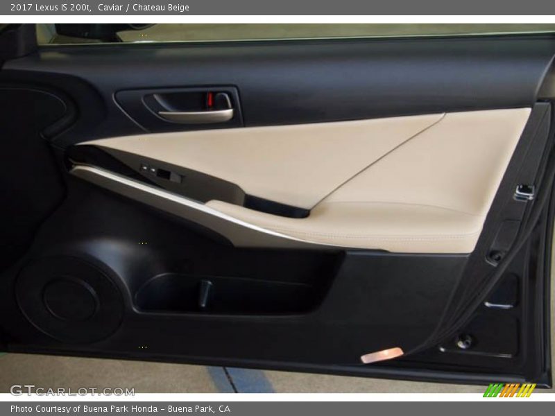 Caviar / Chateau Beige 2017 Lexus IS 200t
