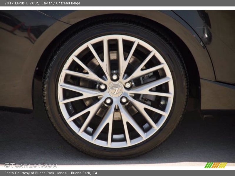 Caviar / Chateau Beige 2017 Lexus IS 200t