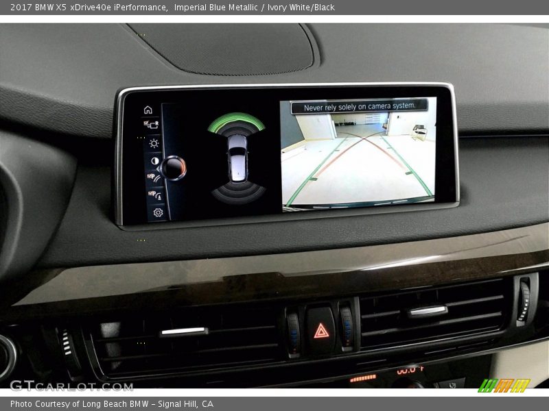 Imperial Blue Metallic / Ivory White/Black 2017 BMW X5 xDrive40e iPerformance