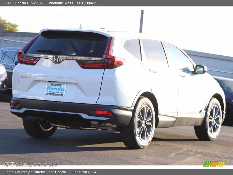 Platinum White Pearl / Black 2020 Honda CR-V EX-L