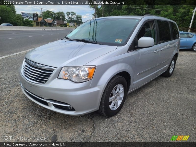 Bright Silver Metallic / Black/Light Graystone 2011 Chrysler Town & Country Touring
