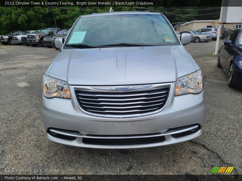 Bright Silver Metallic / Black/Light Graystone 2011 Chrysler Town & Country Touring