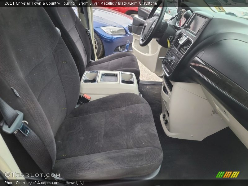 Bright Silver Metallic / Black/Light Graystone 2011 Chrysler Town & Country Touring
