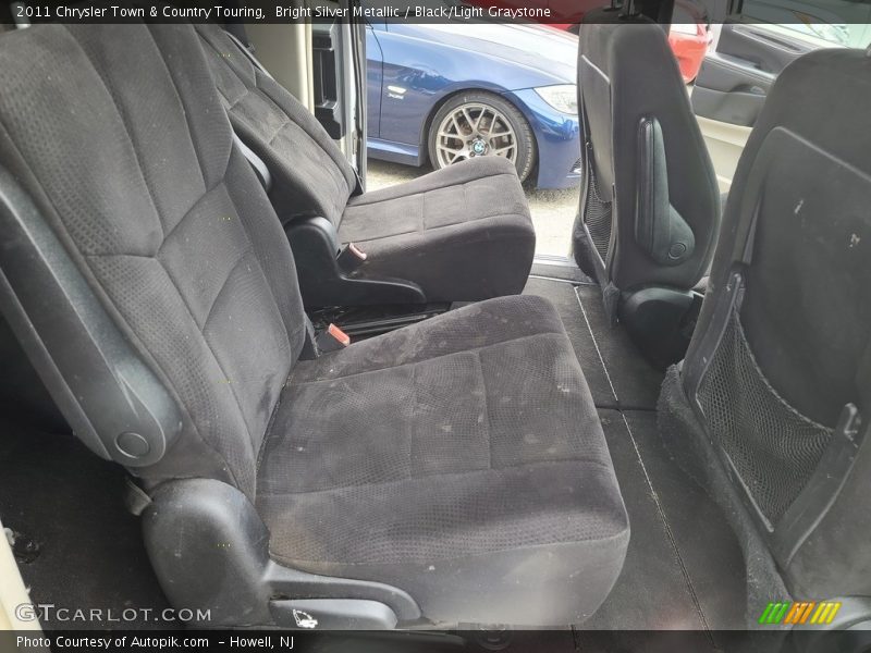 Bright Silver Metallic / Black/Light Graystone 2011 Chrysler Town & Country Touring