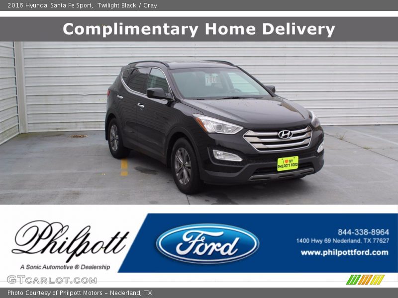 Twilight Black / Gray 2016 Hyundai Santa Fe Sport