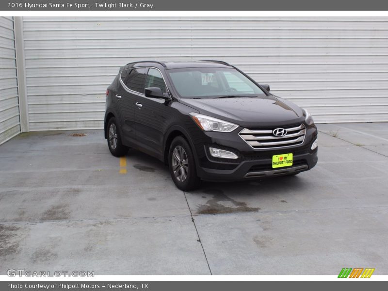 Twilight Black / Gray 2016 Hyundai Santa Fe Sport