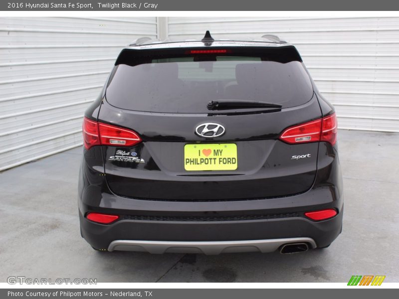 Twilight Black / Gray 2016 Hyundai Santa Fe Sport