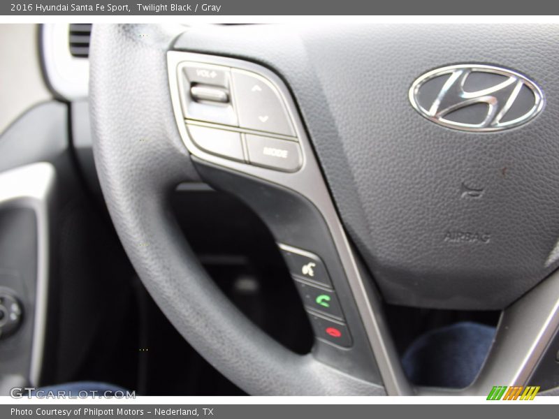 Twilight Black / Gray 2016 Hyundai Santa Fe Sport
