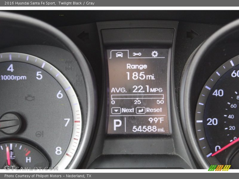Twilight Black / Gray 2016 Hyundai Santa Fe Sport