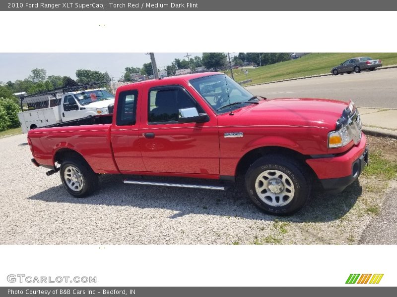 Torch Red / Medium Dark Flint 2010 Ford Ranger XLT SuperCab