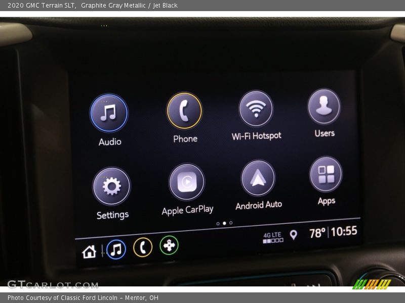 Graphite Gray Metallic / Jet Black 2020 GMC Terrain SLT