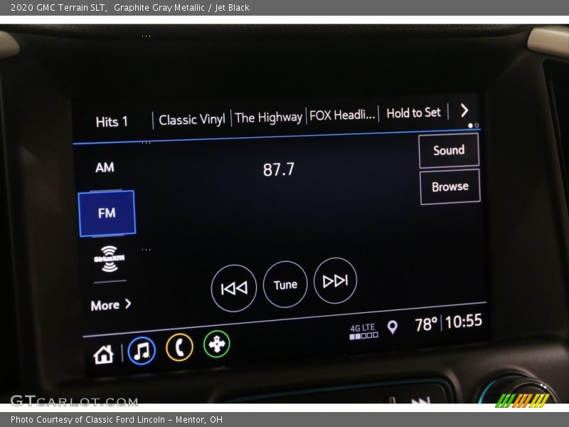 Graphite Gray Metallic / Jet Black 2020 GMC Terrain SLT