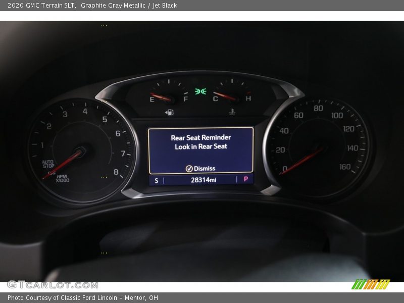 Graphite Gray Metallic / Jet Black 2020 GMC Terrain SLT